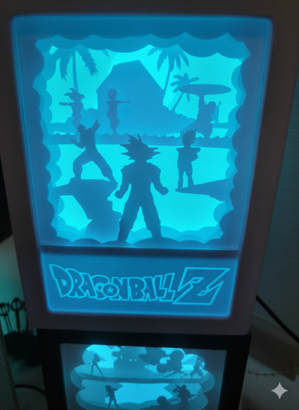 1 Dragon Ball Z Fan-made RGB LED Shadow Box
