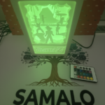 3 Dragon Ball Z Fan-made RGB LED Shadow Box