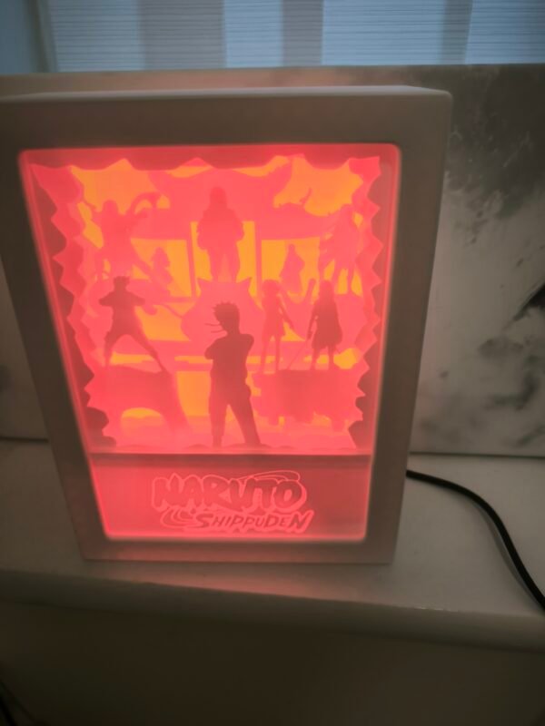 Naruto Shippuden Fan-made RGB LED Shadow Box