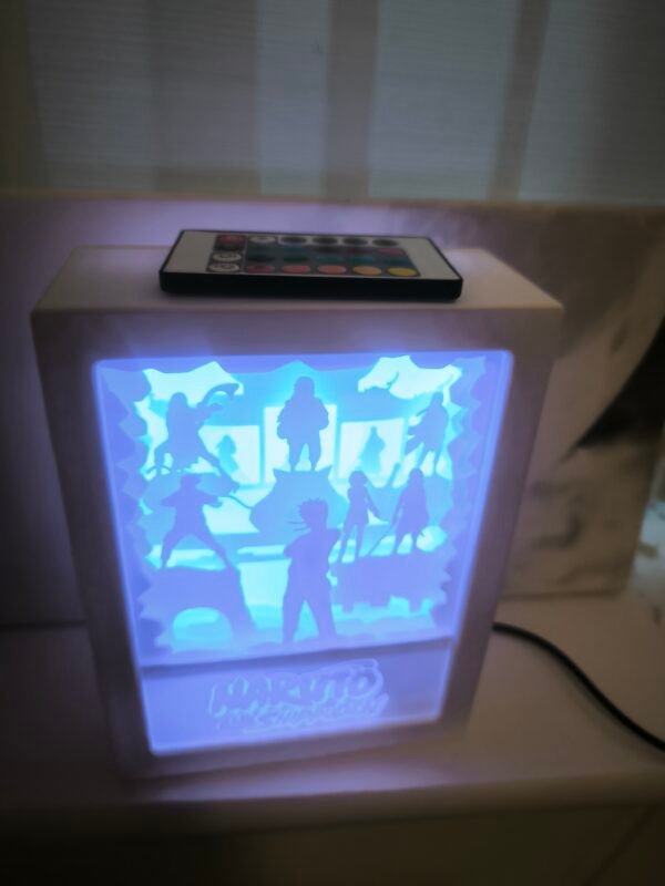 Naruto Shippuden Fan-made RGB LED Shadow Box
