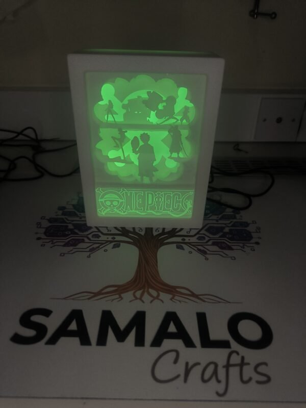 One Piece Fan-made RGB LED Shadow Box