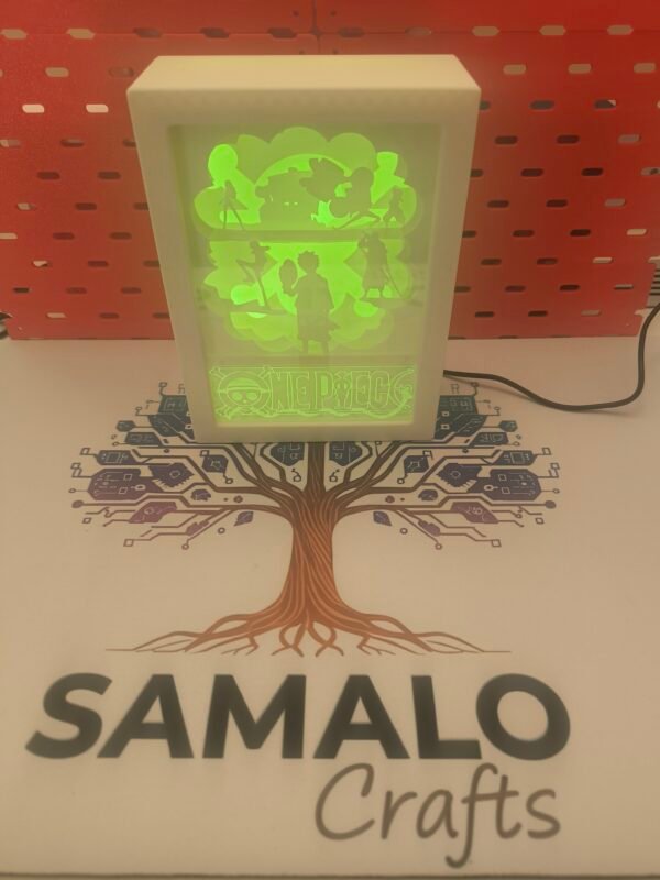 One Piece Fan-made RGB LED Shadow Box