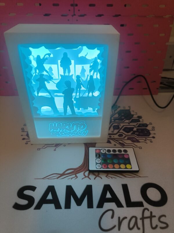 Naruto Shippuden Fan-made RGB LED Shadow Box