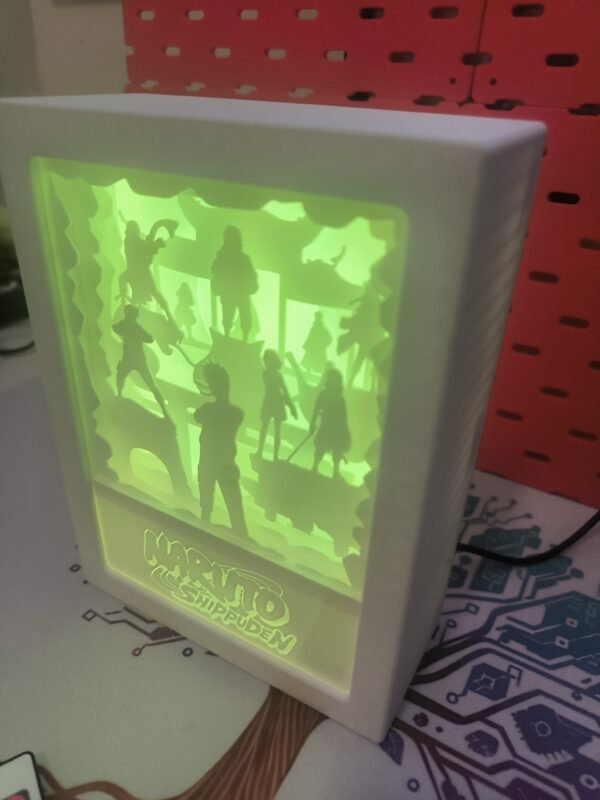 Naruto Shippuden Fan-made RGB LED Shadow Box