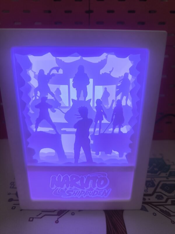 Naruto Shippuden Fan-made RGB LED Shadow Box