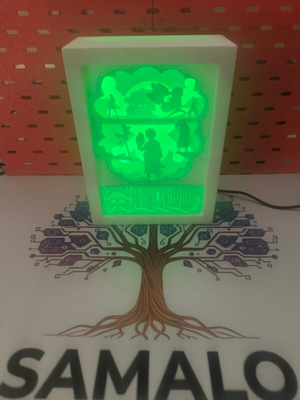 One Piece Fan-made RGB LED Shadow Box