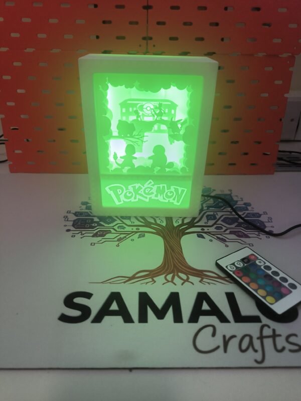 Pokémon Gen 1 Fan-made RGB LED Shadow Box